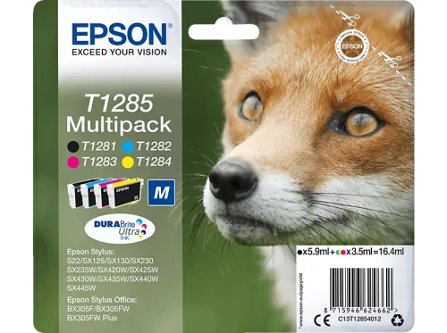 Epson, EPSON Multipack Tinte CMYBK T128540 Stylus S22 5.9/3.5ml