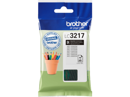 Brother, BROTHER Tintenpatrone schwarz LC-3217BK MFC-J6530DW 550 Seiten