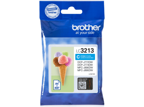 Brother, BROTHER Tintenpatrone cyan LC-3213C DCP-J774DW 400 Seiten