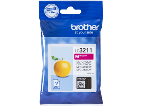 Brother, BROTHER Tintenpatrone magenta LC-3211M DCP-J774DW 200 Seiten