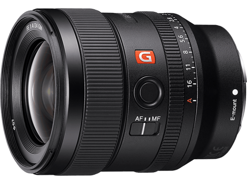 Sony, Sony - 24mm F/1.4 GM FE Hybridobjektiv Schwarz, 24mm