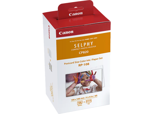 Canon, CANON Farbtinte/Papierset 10x14.8cm RP-108 CP 820/910/1000 108 Blatt