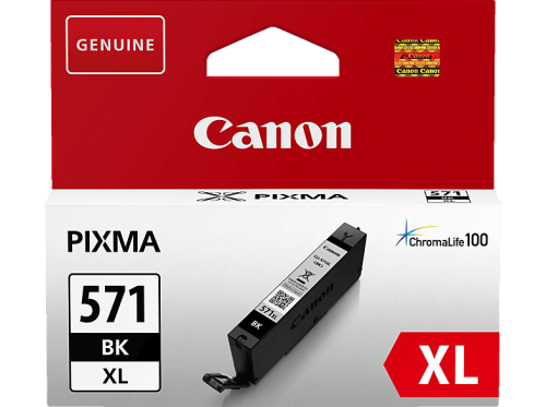Canon, CANON Tintenpatrone XL schwarz CLI-571XLBK PIXMA MG5750 11ml