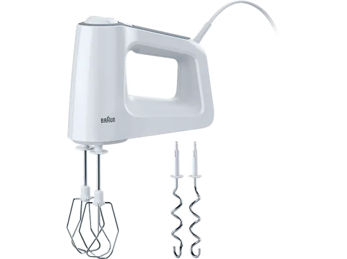 Braun, Braun - Handmixer MultiMix 3 HM3100WH Weiss, One Size