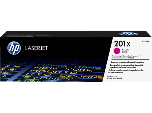 HP, HP Toner-Modul 201X magenta CF403X CLJ Pro M252/MFP277 2300 S.