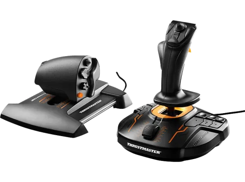 THRUSTMASTER, Thrustmaster Joystick "T.16000M FCS Hotas + Dual Throttle"