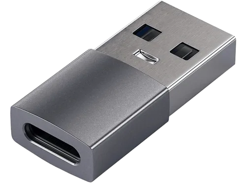 Satechi, Satechi USB 3.1 Gen 1 (USB3.0) Adapter [1x USB-C® Stecker - 1x USB-A, USB 3.1 Gen 1] ST-TAUCM 0 m