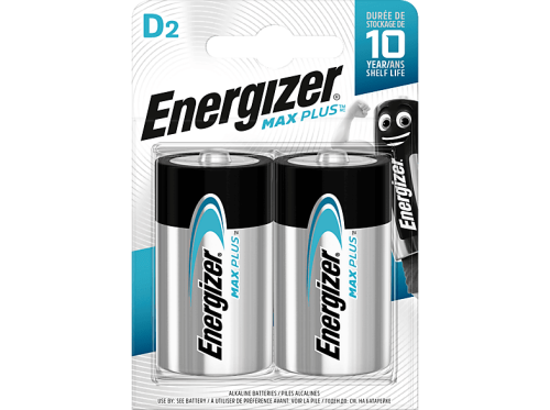 Energizer, Energizer D Alkali-Batterien Max Plus LR20 1,5 V 2 Stück