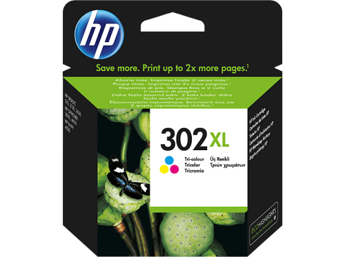 HP, HP Tintenpatrone 302XL color F6U67AE OfficeJet 3830 330 Seiten