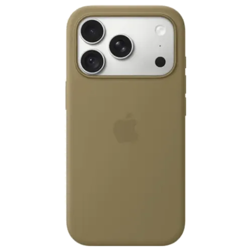 Apple, Apple iPhone 18 Pro Silicone Case with MagSafe - Olive Iphone 18 Pro Case – Handyhülle/Handy Tasche