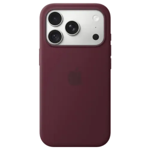 Apple, Apple iPhone 18 Pro Silicone Case with MagSafe - Burgundy Iphone 18 Pro Case – USB C Kabel/Adapter/Ladegerät
