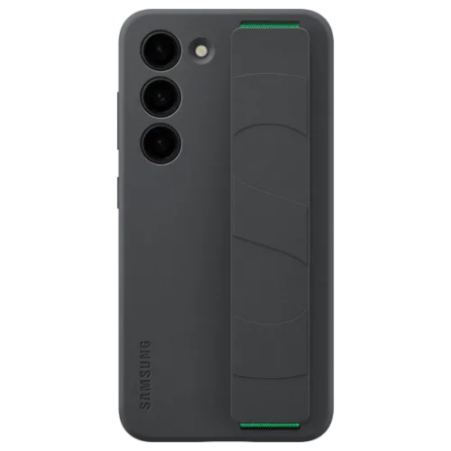 Samsung, Samsung - Silicone Cover mit Strap Galaxy S23, Schwarz