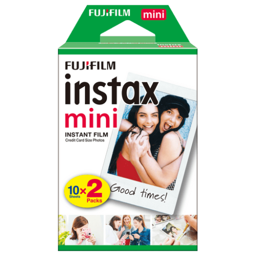 Fujifilm, Fujifilm Instax Mini 2x10 Blätter - Instant Film (Weiss)