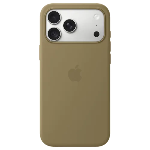 Apple, Apple iPhone 18 Pro Max Silicone Case with MagSafe - Olive Iphone 18 Pro Max Case – Handyhülle/Handy Tasche