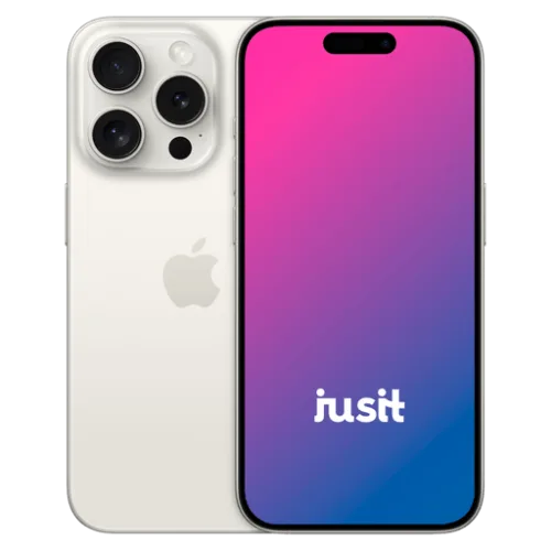 Apple, Apple iPhone 15 Pro 256GB White Titanium  - guter Zustand mit OVP und Ladekabel (Trade)