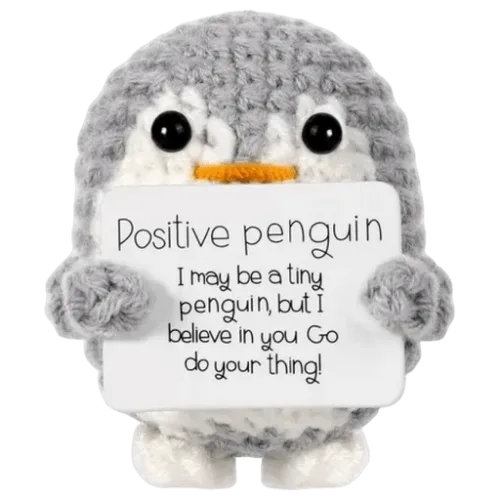 I am Creative, NEUTRAL Positive Penguin 10cm 219093 grau