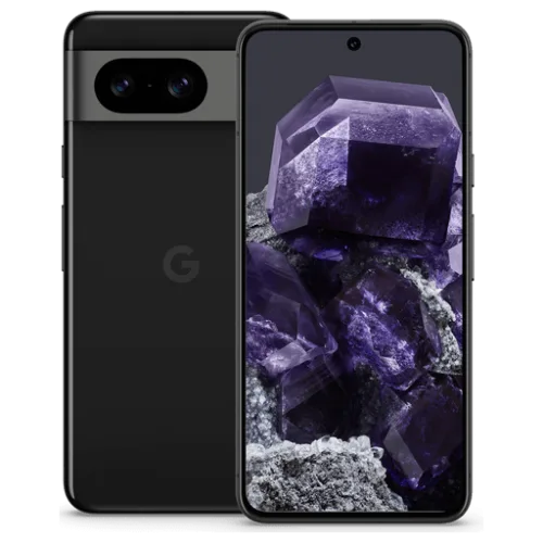 GOOGLE, Google Pixel 8 128GB Obsidian  - guter Zustand mit Ladekabel (Trade)