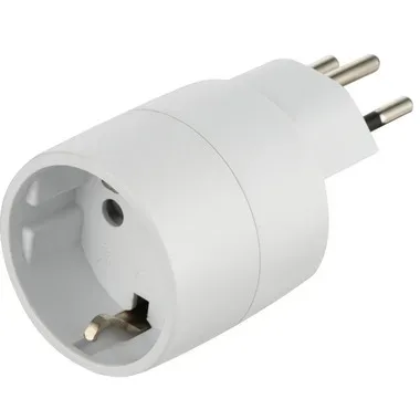 S-Electro, S-ELECTRO Reisestecker, weiss 85.701