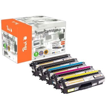 Peach, Peach Spar Pack Plus Tonermodule kompatibel zu Brother TN-910