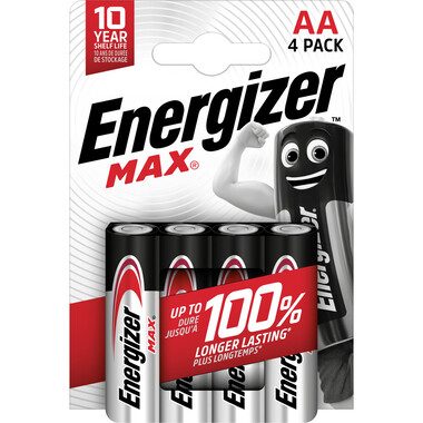 Energizer, ENERGIZER Batterien Max AA 1.5V E303323700 LR6/AM3 4 St&uuml;ck