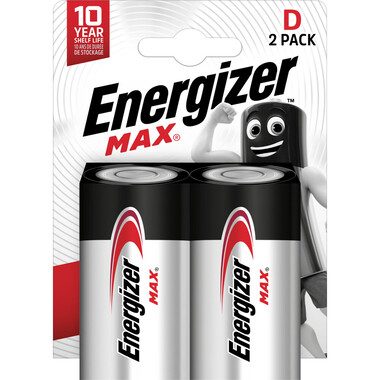 Energizer, Energizer Max LR20 Mono (D)-Batterie Alkali-Mangan 1.5 V 2 St.