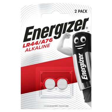 Energizer, Energizer Knopfzellen A76 LR44 1,5 V Alkali 2 Stück