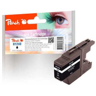 Peach, Peach Tintenpatrone schwarz kompatibel zu Brother LC-1240 bk