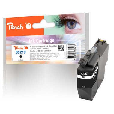 Peach, Peach B3213 BK Druckerpatrone XL bk ersetzt Brother LC-3213BK für z.B. Brother DCPJ 774 DW, Brother DCPJ 572 DW, Brother DCPJ 770, Brother DCPJ 772 DW