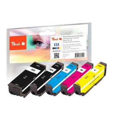 Peach, Peach Spar Pack Tintenpatronen kompatibel zu Epson No. 33, T3337