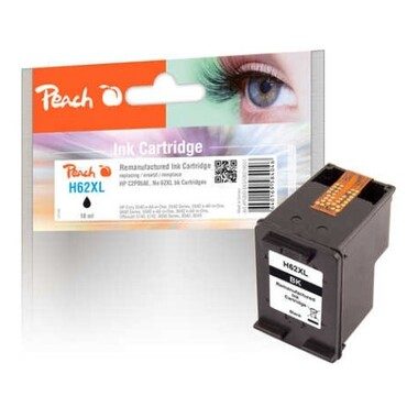 Peach, Peach Druckkopf schwarz kompatibel zu HP No. 62XL, C2P05E