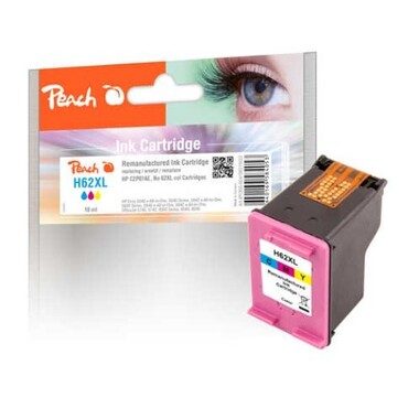 Peach, Peach HP 62 XLc Druckkopf XL col ersetzt HP No. 62XL c, C2P07AE für z.B. HP Envy 5644 e-All-in-One, HP Envy 5640 e-All-in-One, HP OfficeJet 5740