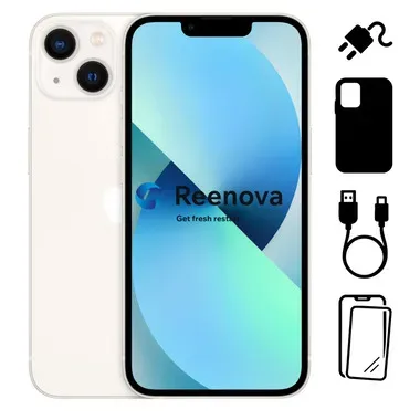 Apple, APPLE iPhone 13 weiss Refurbished A 128GB 5G