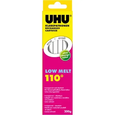 UHU, UHU Klebepatrone 48630 transparent 200g