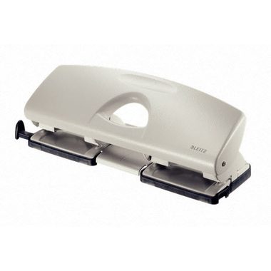 Leitz, LEITZ Doppellocher 4/1.6mm 50220085 grau, 16 Blatt A6-A4