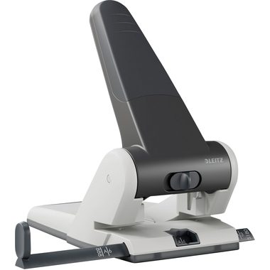 Leitz, LEITZ Registraturlocher 8cm/5.5mm 51800095 schwarz f. 65 Blatt
