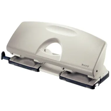 Leitz, LEITZ Doppellocher 4/2.5mm 50120085 grau, 25 Blatt A6-A4