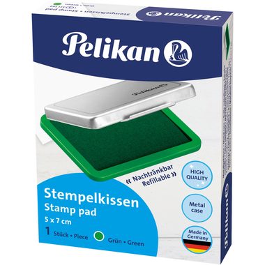 Pelikan, PELIKAN Metall-Stempelkissen gr&uuml;n 331199 Gr.3 7x5cm