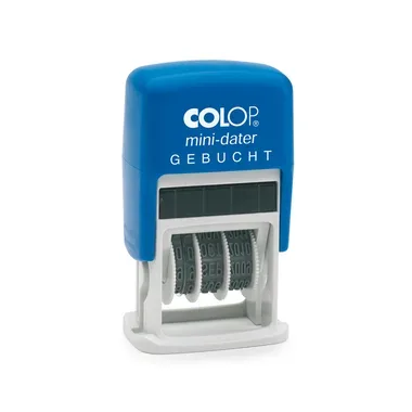 Colop, COLOP Datumstempel Gebucht S160L3/D 4mm D