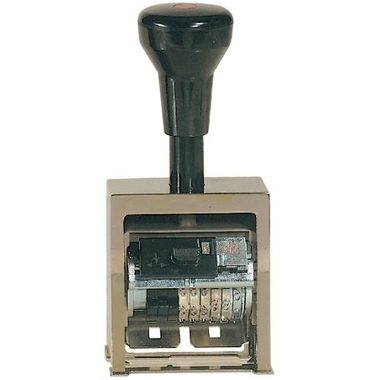 REINER, REINER Nummerstempel Schrifth. 4,5mm 53 10 schwarz/silber