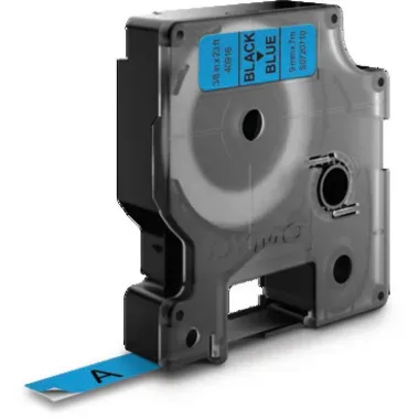 DYMO, DYMO Schriftband D1 schwarz/blau S0720710 9mm/7m