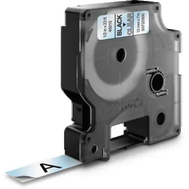 DYMO, DYMO Schriftband D1 schwarz/transp. S0720500 12mm/7m