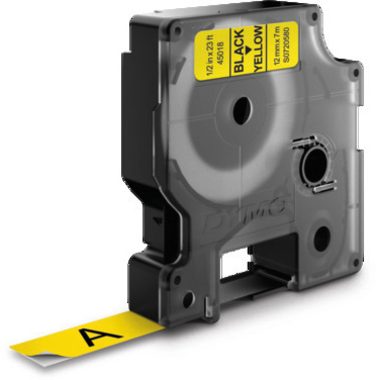 DYMO, DYMO Schriftband D1 schwarz/gelb S0720580 12mm/7m