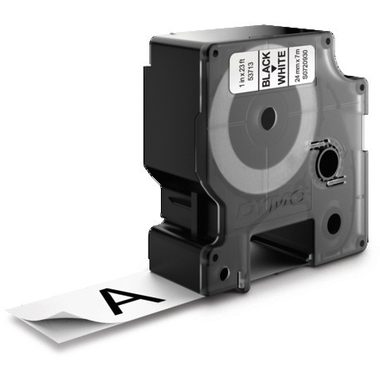 DYMO, DYMO Schriftband D1 schwarz/weiss S0720930 24mm/7m