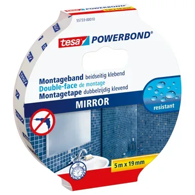tesa, TESA Montageband Spiegel 19mm&times;5m 557330001