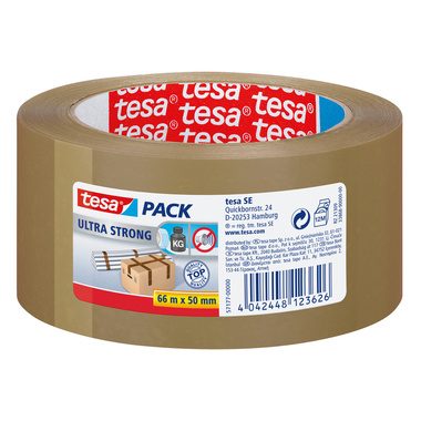 tesa, TESA Tesapack ultra strong 50mmx66m 571770000 braun, reissfest
