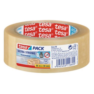 tesa, TESA Tesapack ultra strong 38mmx66m 571740000 transparent, reissfest