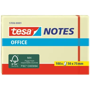 tesa, TESA Office Notes 50x75mm 576560000 gelb 100 Blatt