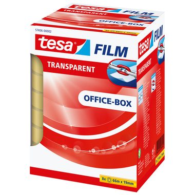 tesa, TESA Klebeband transp.Box 66mx19mm 574060000 8 Stk.