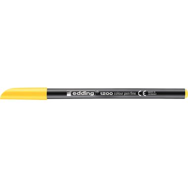 edding, EDDING Faserschreiber 1200 0,5-1mm 1200-5 gelb