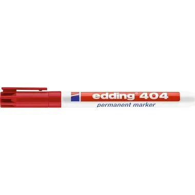 edding, EDDING Permanent Marker 404 404-2 rot